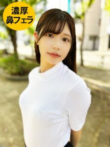 顔中舐めるのが大好きな女子がM男に濃厚鼻フェラ